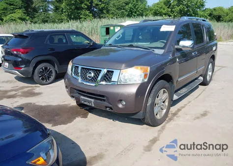 2014 Nissan Armada Platinum из США, поврежденный, VIN 5N1AA0NCXEN611888